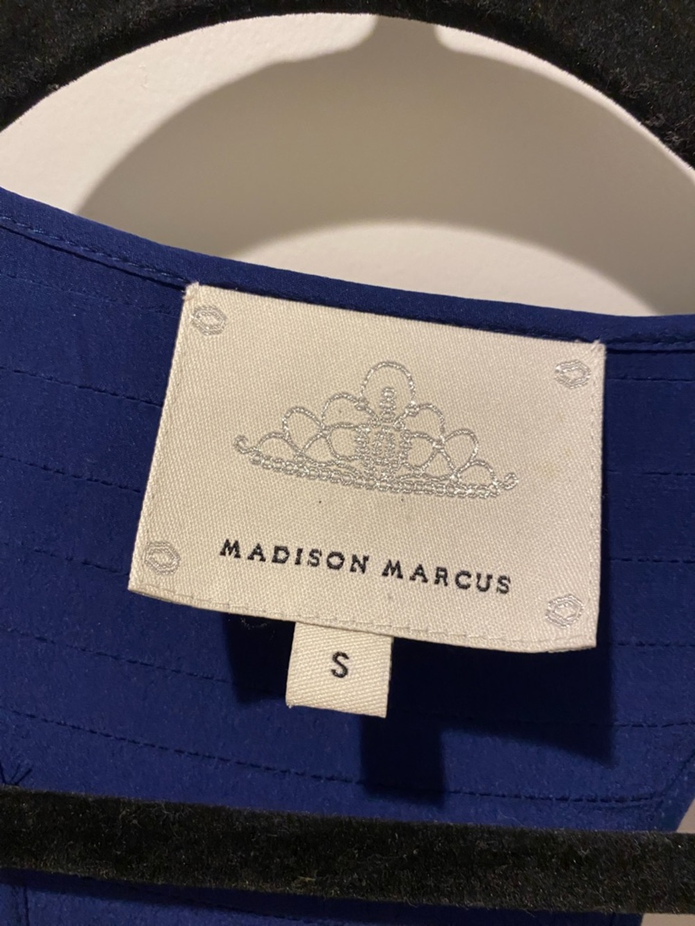 Madison Marcus Women's Layered Racerback Tank Top - Royal Blue - Picture 2 of 4